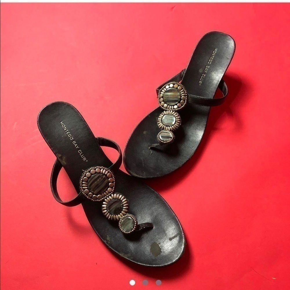 Montego Bay club wedge sandals💙🖤